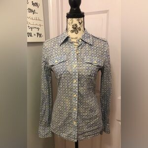 Tory Burch Roll Sleeve Shirt